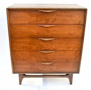 Vintage Mid-Century Modern Warren Church for Lane Perception Tall Chest of Drawers