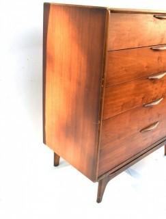 Vintage Mid-Century Modern Warren Church for Lane Perception Tall Chest of Drawers