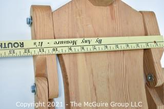 Flat Funky Articulated Wood Mannequin, Measures 28" Tall.