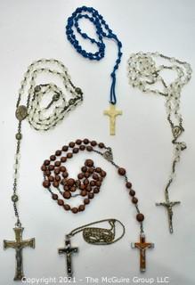 Five (5) Vintage Rosary Beads