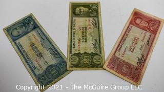 (3) Bolivian Banknotes