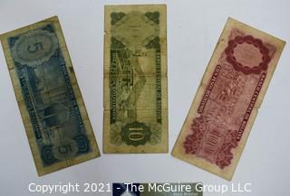 (3) Bolivian Banknotes