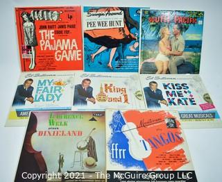 Group of Vintage Ed Sullivan & Showtoons Music LP Vinyl Albums.