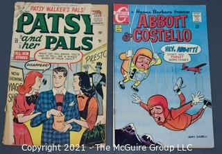 Two (2) Vintage Comic Books Including Patsy And Her Pals (1953) & Abbott & Costello (1968).
