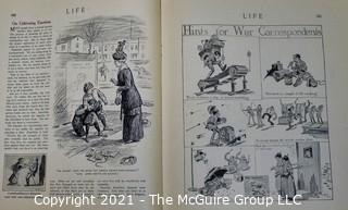 Four (4) Vintage Magazines: Life Magazine 1915, Life Magazine 1924, Judge Magazine 1914 and St Nickolas 1928.