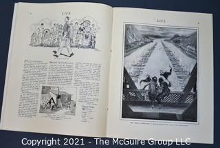 Four (4) Vintage Magazines: Life Magazine 1915, Life Magazine 1924, Judge Magazine 1914 and St Nickolas 1928.