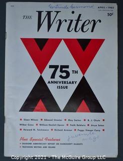 Eclectic collection including vintage U.S. Forest Service Radio Scripts and Pictorial Review, a NY manuscript review company. 
 