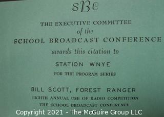 Eclectic collection including vintage U.S. Forest Service Radio Scripts and Pictorial Review, a NY manuscript review company. 
 