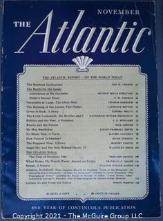 Vintage Magazines Includes Atlantic, Spies Spoofs and Super Guys, Rodeo Magazine 1958, Playbill Inherit the Wind, Theater Arts Monthly 1926