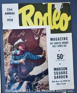 Vintage Magazines Includes Atlantic, Spies Spoofs and Super Guys, Rodeo Magazine 1958, Playbill Inherit the Wind, Theater Arts Monthly 1926