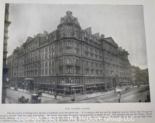 Souvenir Booklet - Chicago As It Is Today: From Up-to-Date Photographs by the Best Artists, The James Bayne Co. Early 1900's