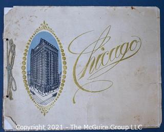 Souvenir Booklet - Chicago As It Is Today: From Up-to-Date Photographs by the Best Artists, The James Bayne Co. Early 1900's