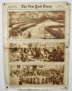 The New York Times Rotogravure Picture Section Sunday April 25, 1915