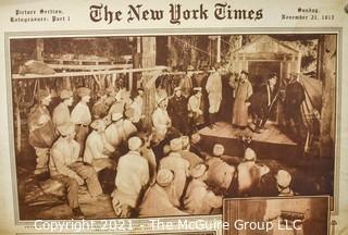 The New York Times Rotogravure Picture Section Sunday November 21, 1915.