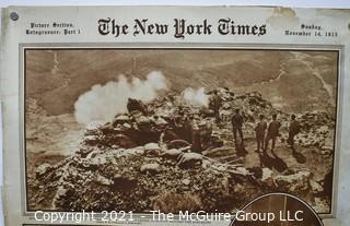 The New York Times Rotogravure Picture Section Sunday November 14, 1915