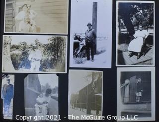 Early 1900's to 1947 Black & White Family Photo Album 