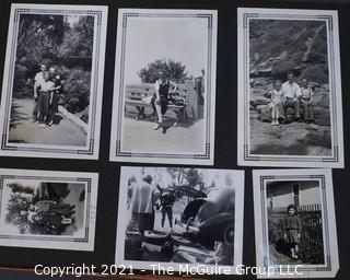 Early 1900's to 1947 Black & White Family Photo Album 