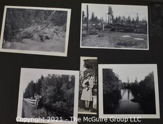 Early 1900's to 1947 Black & White Family Photo Album 