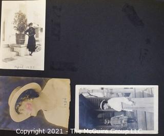 Early 1900's to 1947 Black & White Family Photo Album 