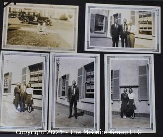 Early 1900's to 1947 Black & White Family Photo Album 