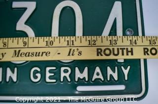 Vintage 1959 US Forces In Germany License Plate