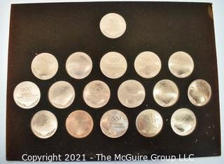 Set of (17) Great Olympic Moments Coins