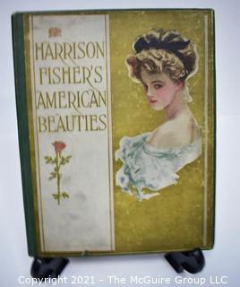 Vintage First Edition 1909 Harrison Fisher's American Beauties Book