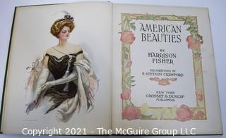 Vintage First Edition 1909 Harrison Fisher's American Beauties Book