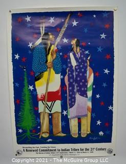 Bureau of Indian Affairs 175th Anniversary Poster, 1999