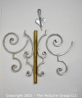 Group of Metal Fence Scrollwork Pieces. 