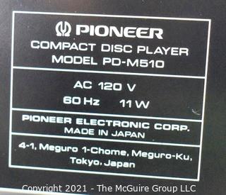 Pioneer PD-M510 CD Multi-Play Compact Disc Player Powers On but not fully tested