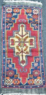 24 x 48" Hand Woven Carpet 