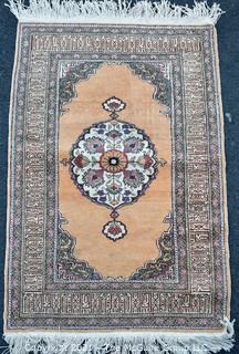 Hand Woven Rug. Measures 36 x 72" 