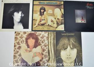 Music 33.3 LP Vinyl Records x 5 Linda Ronstadt anthology