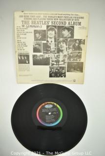 Music 33.3 LP Vinyl Records x 2 BEATLES first and second Capitol albums.