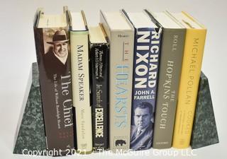 Seven (7) Hardcover Books Signed by Authors, Most First Editions.  