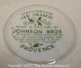 Partial Set of Johnson Brothers Old Granite Provence Bone China.