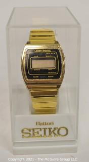 Seiko Laser Digital NIB Wristwatch