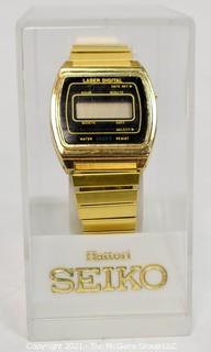 Seiko Laser Digital NIB Wristwatch