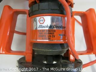 Black and Decker 3/4 HP Router 