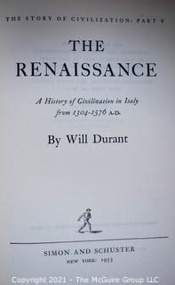 (10) Book Series by Will Durant; published by Simon and Shuster