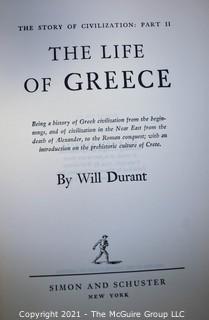 (10) Book Series by Will Durant; published by Simon and Shuster