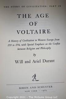 (10) Book Series by Will Durant; published by Simon and Shuster