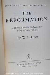 (10) Book Series by Will Durant; published by Simon and Shuster