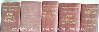 (10) Book Series by Will Durant; published by Simon and Shuster