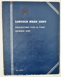 Whitman Coin Folder: Lincoln Head Cent; 1909-1940