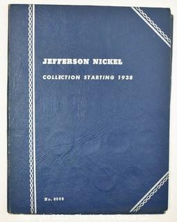 Whitman Coin Folder: Jefferson Nickels; 1938-