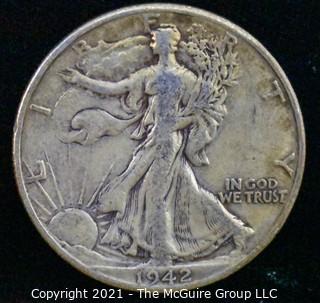 1942-D Walking Liberty Half Dollar Coin