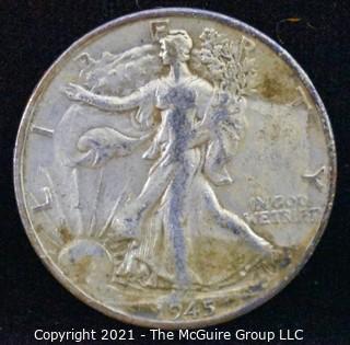 1945-S  Walking Liberty Half Dollar Coin