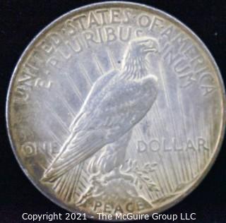 1923 Peace Silver Dollar Coin